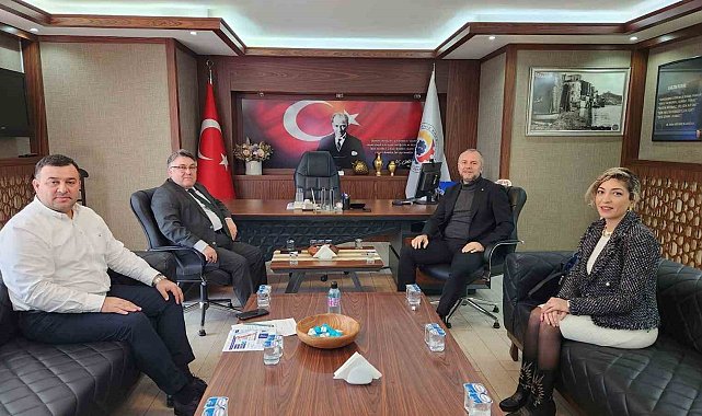 Rektör Özölçer'den Ereğli TSO Başkanı Keleş'e ziyaret