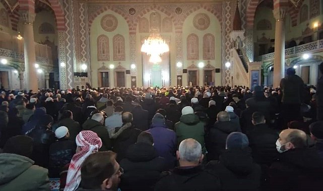 Reşadiye Camii'nde yeni yılın ilk sabah namazı buluşması