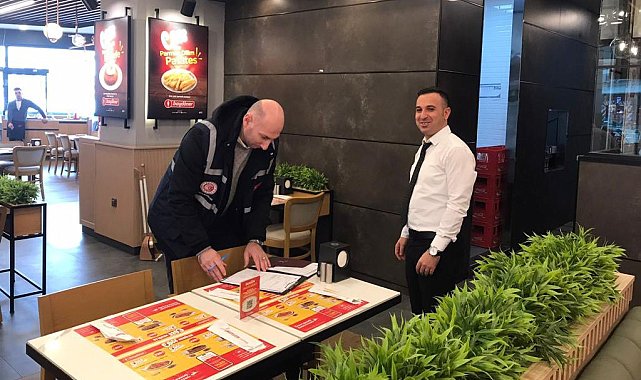 Rize'de kafe ve lokantalarda fiyat listesi denetimi yapıldı