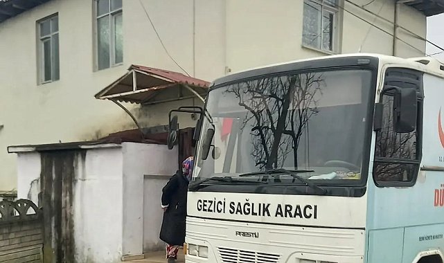 Sağlık hizmeti vatandaşın ayağına gidiyor