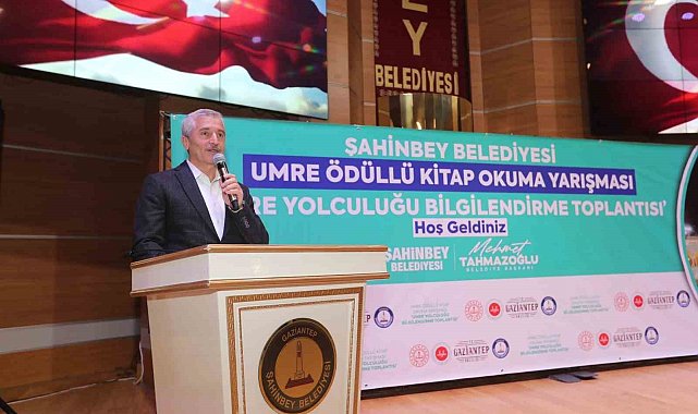 Şahinbey Belediyesi Umre'ye göndereceği öğrenciler bilgilendirdi
