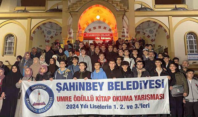 Şahinbey'de 174 öğrenci umreye uğurlandı