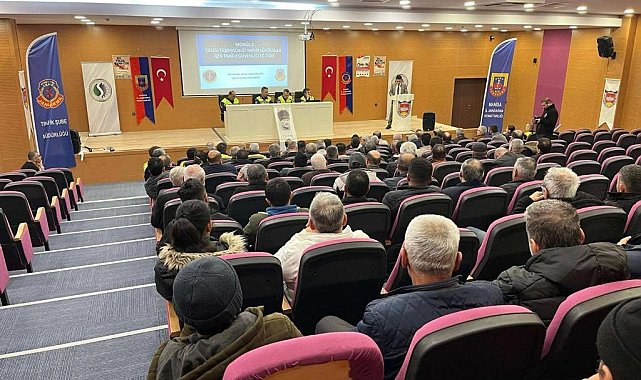 Salihli'de servis şoförleri eğitimden geçti