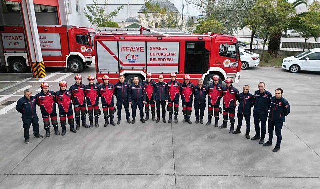 Samsun itfaiyesinden 2023'te 8 bin 821 olaya müdahale