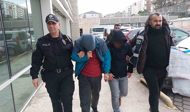 Samsun'da araçlardan mazot çalan 2 kişi devriye gezen polisin dikkati sayesinde yakalandı
