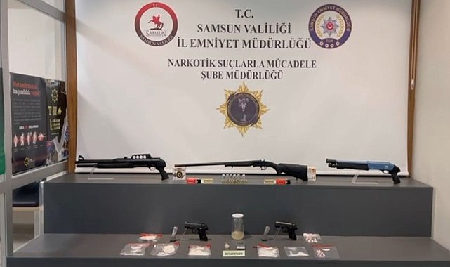 Samsun'da eroin ele geçti: 3 gözaltı
