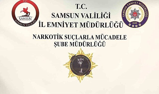 Samsun'da uyuşturucu taciri evinde yakalandı