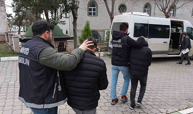 Samsun'da uyuşturucu ticaretinden 2 kişi tutuklandı