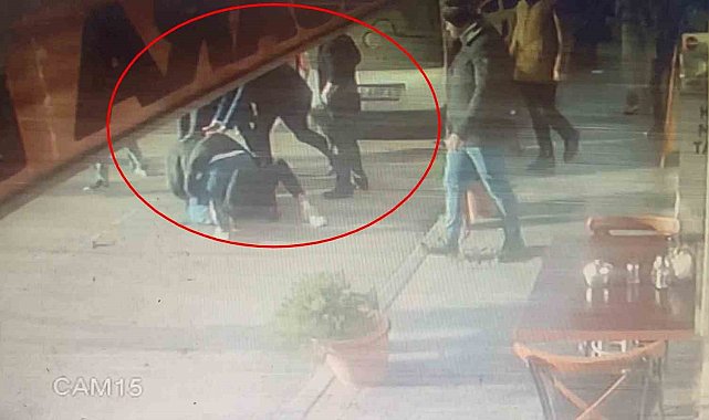 Samsun'daki kavga kamerada