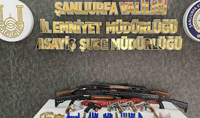 Şanlıurfa merkezli silah ticareti operasyonu: 18 gözaltı