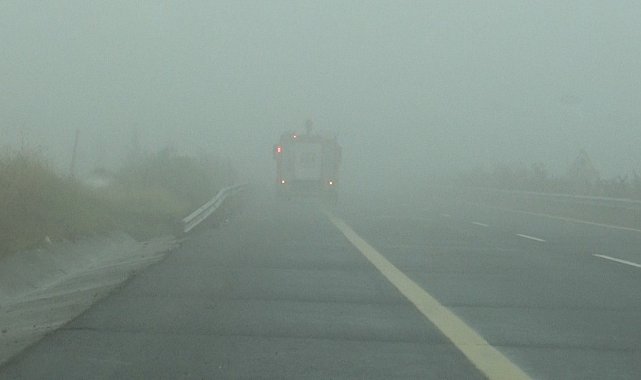 Şanlıurfa'da sis ve yağış etkili oluyor