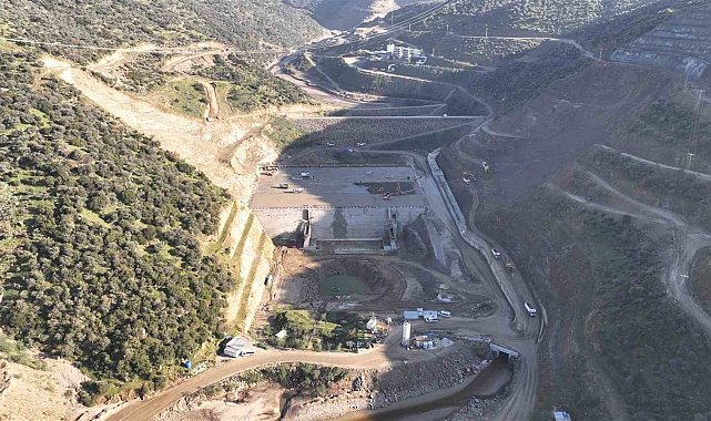 Sarıçay Barajı'nda çalışmalar hız kesmiyor