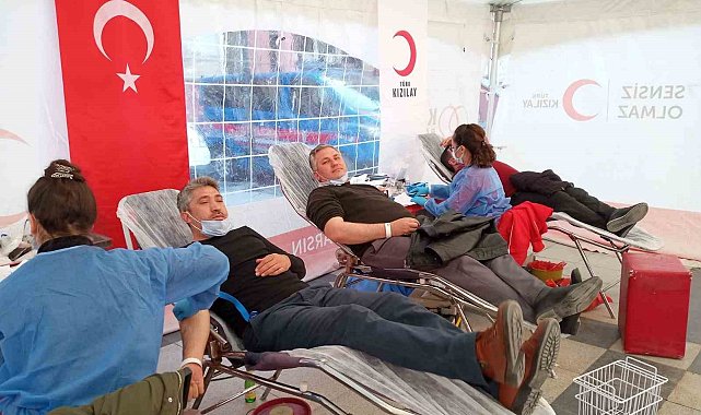 Sarıgöl'de 46 ünite kan bağışında bulunuldu
