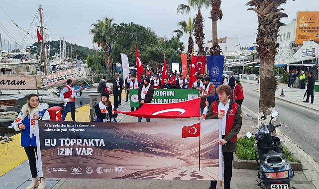 Sarıkamış şehitleri için yürüdüler