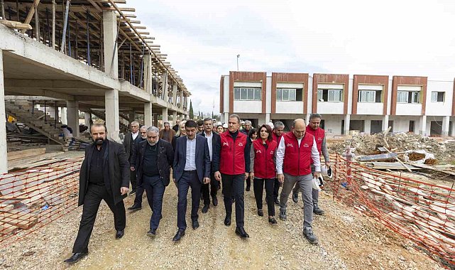 Seçer, lojistik merkezi çalışmalarını yerinde inceledi