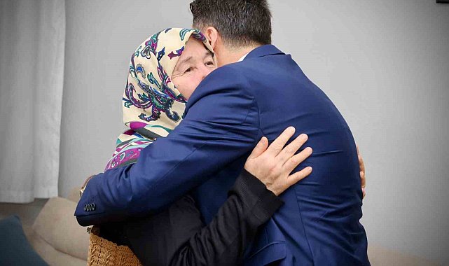 Şehit ailesini yalnız bırakmadılar