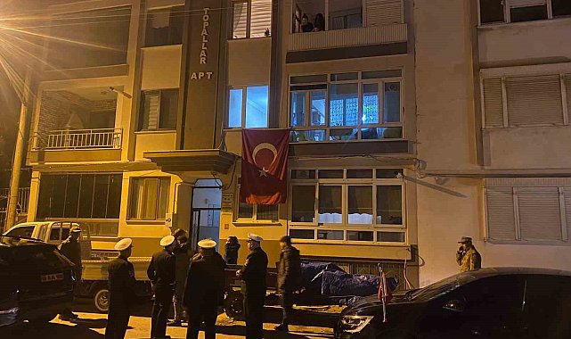 Şehit ateşi Erdek'e düştü