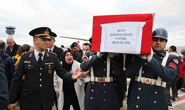 Şehit Gökhan Delen ve Kemal Batur'un naaşları Nevşehir'de karşılandı