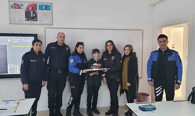 Şehit polis çocuğuna doğum günü sürprizi
