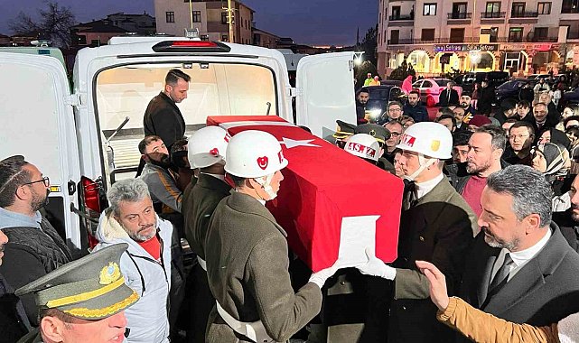 Şehit üsteğmenin cenazesi memleketi Aksaray'a ulaştı