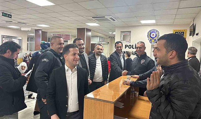 Sendika başkanı yeni yıla sağlık personeliyle girdi