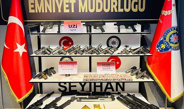 Seyhan'da 94 ruhsatsız silah ele geçirildi, çeşitli suçlardan aranan 315 kişi yakalandı