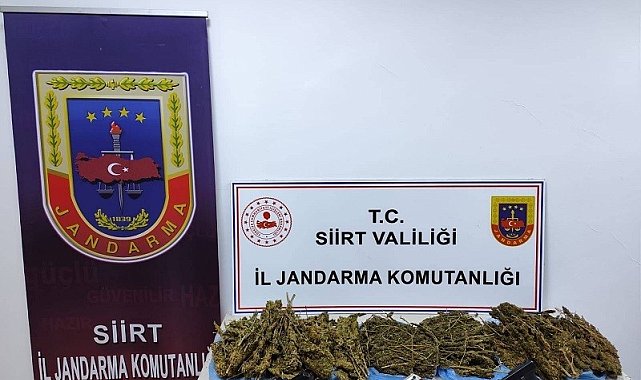 Siirt'te 5 kilogram uyuşturucu madde ele geçirildi: 1 tutuklama