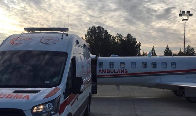 Siirt'te ambulans uçak, 40 günlük bebek için havalandı