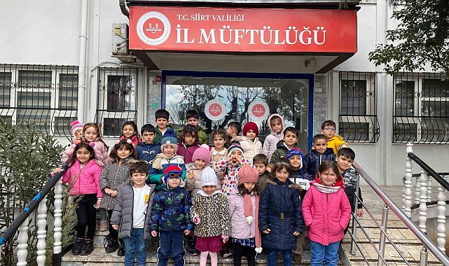 Siirtli minik öğrencilerden Gazzeli akranlarına destek