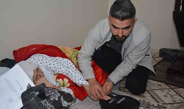 Silopi'de engelli ve yaşlılara 'Gezici Kayıt Terminali Sistemi' hizmeti