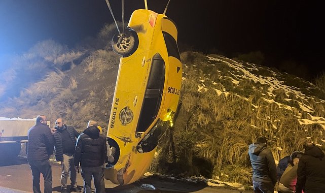 Sinop'ta buzlanma kazaya neden oldu: 1 yaralı