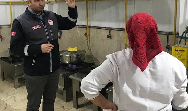 Sinop'ta okullarda kantin ve yemekhane denetimi