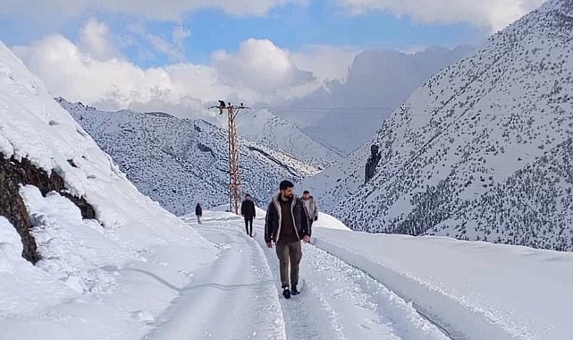 Şırnak'ta elektrik arızasının giderilmesi için köylüler ekiplere yardımcı oldu