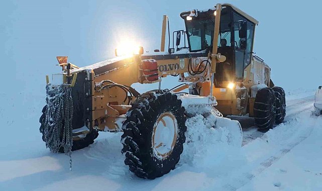 Sivas'ta 85 köy yolu ulaşıma kapandı