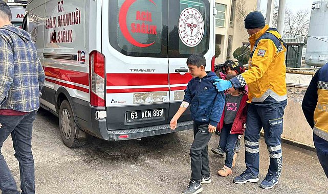 Siverek'te 55 öğrenci okulda yedikleri yemek sonrası hastanelik oldu