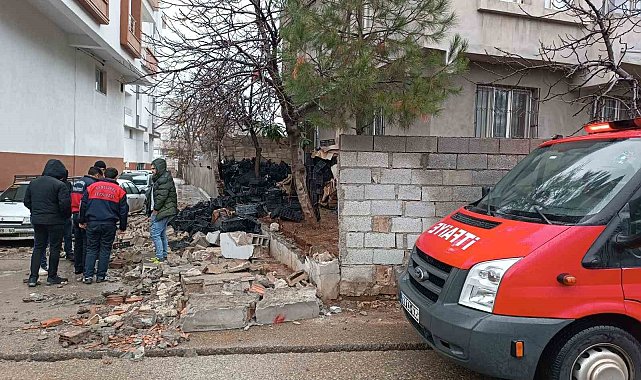 Siverek'te çöken bahçe duvarının altında kalan 2 çocuk yaralandı