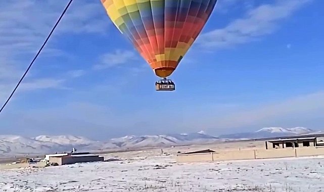 Soğanlı'dan havalanan sıcak hava balonları Niğde'ye indi