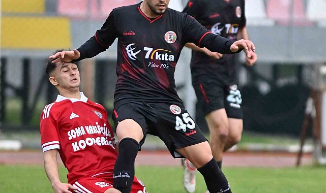 Somaspor ile Turgutluspor hazırlık maçında karşılaştı