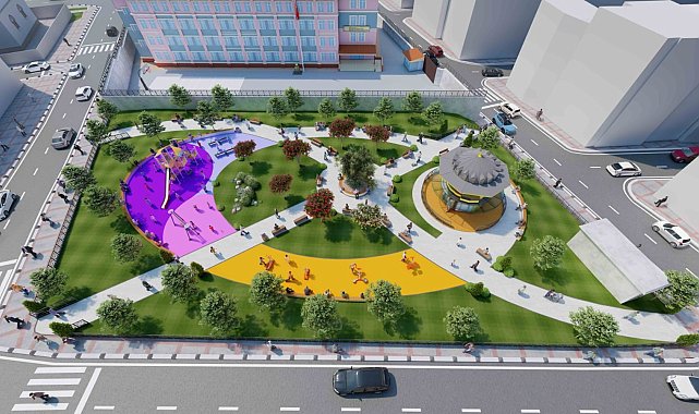 Sultangazi Belediye Başkanı Av. Abdurrahman Dursun'dan, ilçe sakinlerine kitap kafeli yeni park