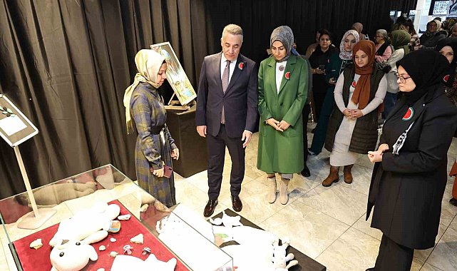 Sultangazili kadınlardan Özgür Filistin Sergisi