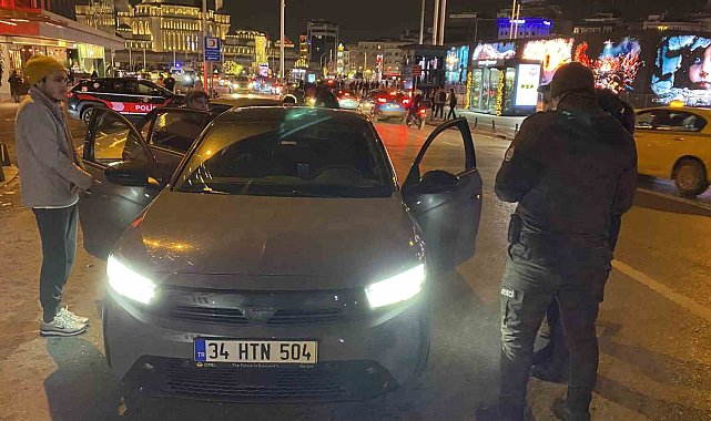 Taksim'de helikopter destekli 'Huzur İstanbul' denetimi