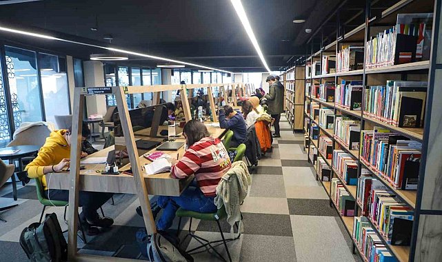 Talas'ın kütüphaneleri ara tatilin gözdesi