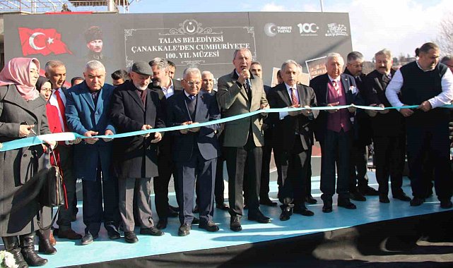 Talas'ta 'Çanakkale'den Cumhuriyete 100. Yıl Müzesi' açıldı