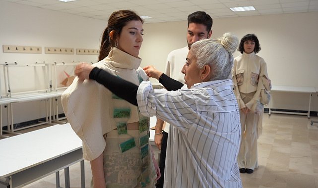 Tarihi kumaşlar modern tasarımlara dönüştü