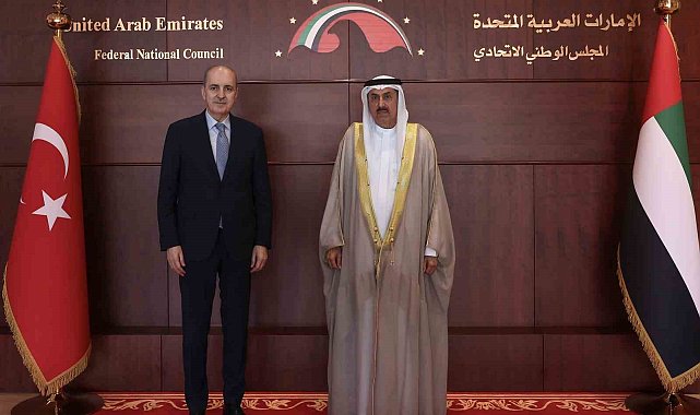 TBMM Başkanı Kurtulmuş, BAE Federal Konsey Başkanı Ghobash ile görüştü