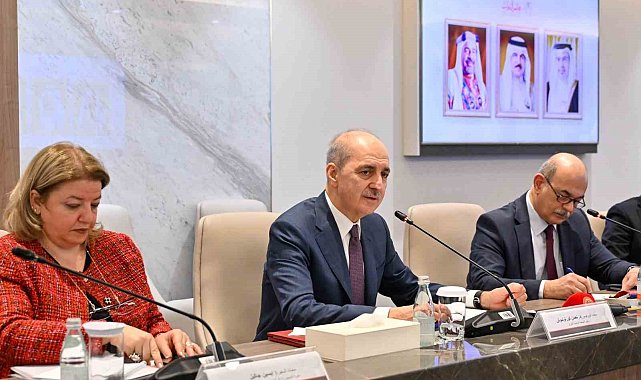 TBMM Başkanı Kurtulmuş, Bahreyn Temsilciler Meclisi Başkanı Al Musalam ile görüştü