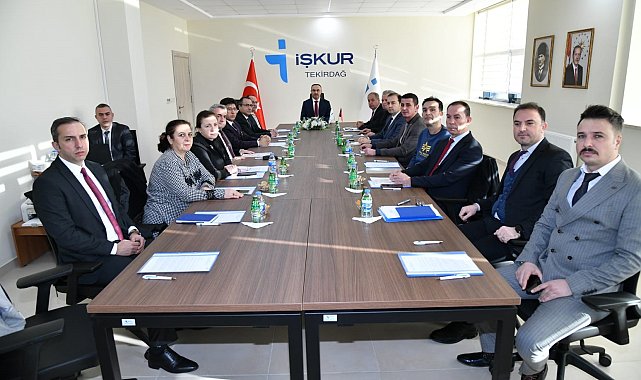 Tekirdağ İl İstihdam ve Mesleki Eğitim Kurulu toplantısı yapıldı