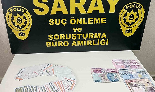 Tekirdağ'da kumar oynayanlar suçüstü yakalandı