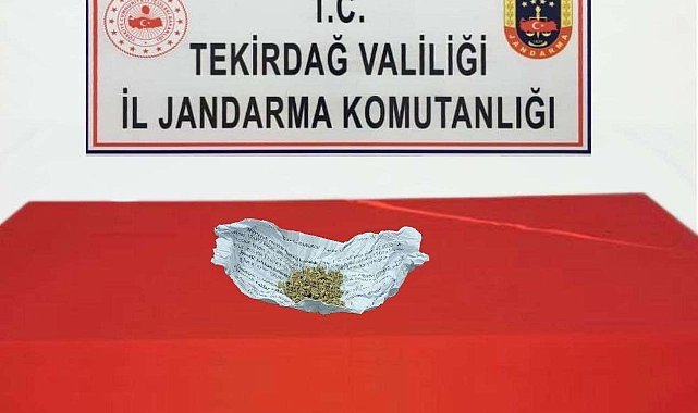 Tekirdağ'da uyuşturucu operasyonu: 3 gözaltı