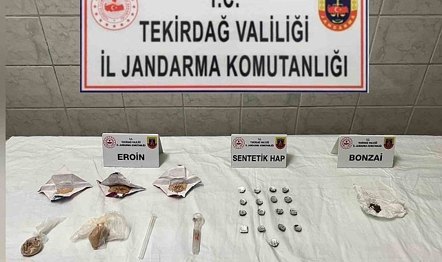 Tekirdağ'da uyuşturucu operasyonu: 3 gözaltı